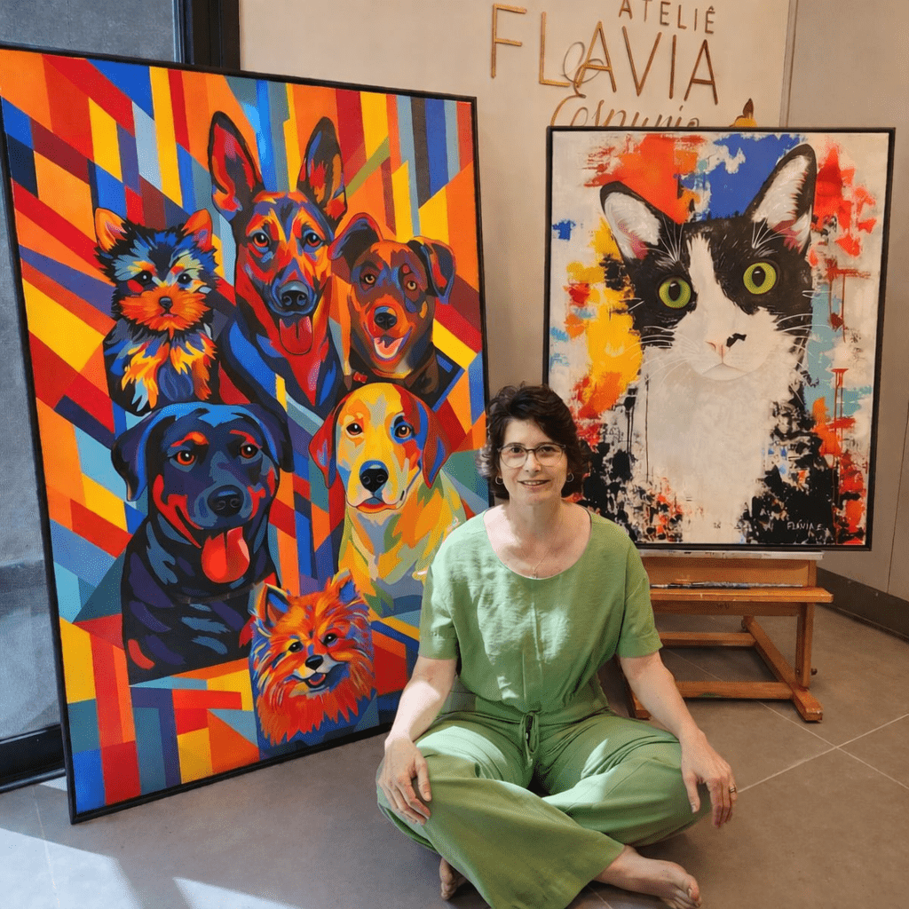 Retratos vibrantes de Pets convertem inteligência corporativa em preservação da memória afetiva